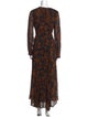 Farm Rio Floral Print Long Dress