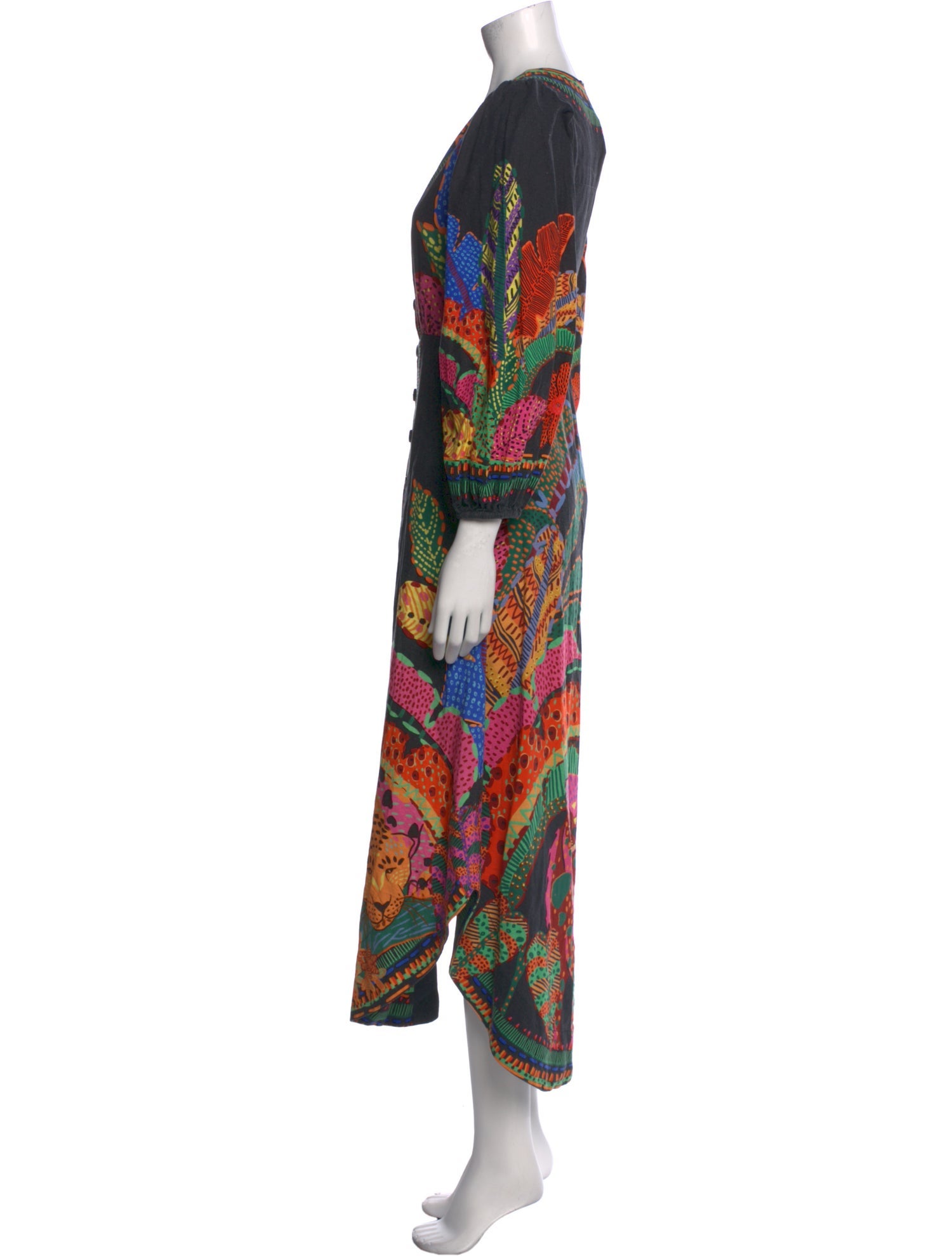 Farm Rio Printed Long Dress