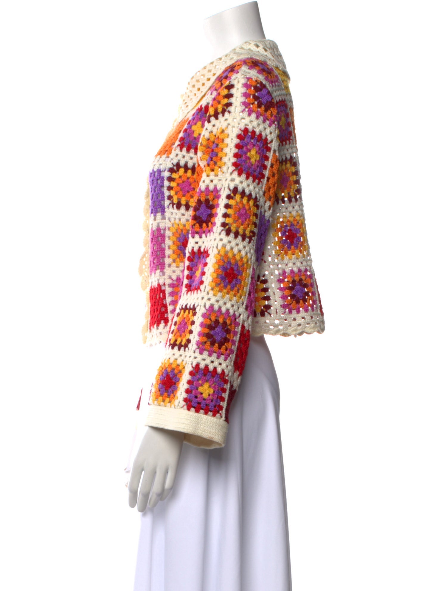 Farm Rio Printed Crew Neck Sweater