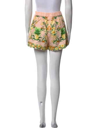 Farm Rio Floral Print Mini Shorts
