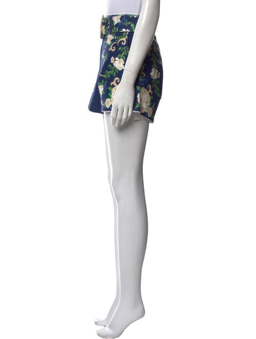Farm Rio Floral Print Mini Shorts