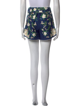 Farm Rio Floral Print Mini Shorts