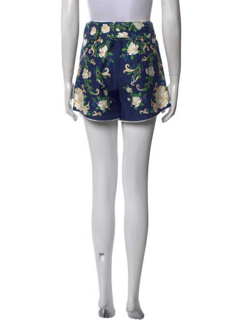 Farm Rio Floral Print Mini Shorts
