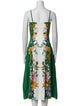 Farm Rio Floral Print Knee-Length Dress