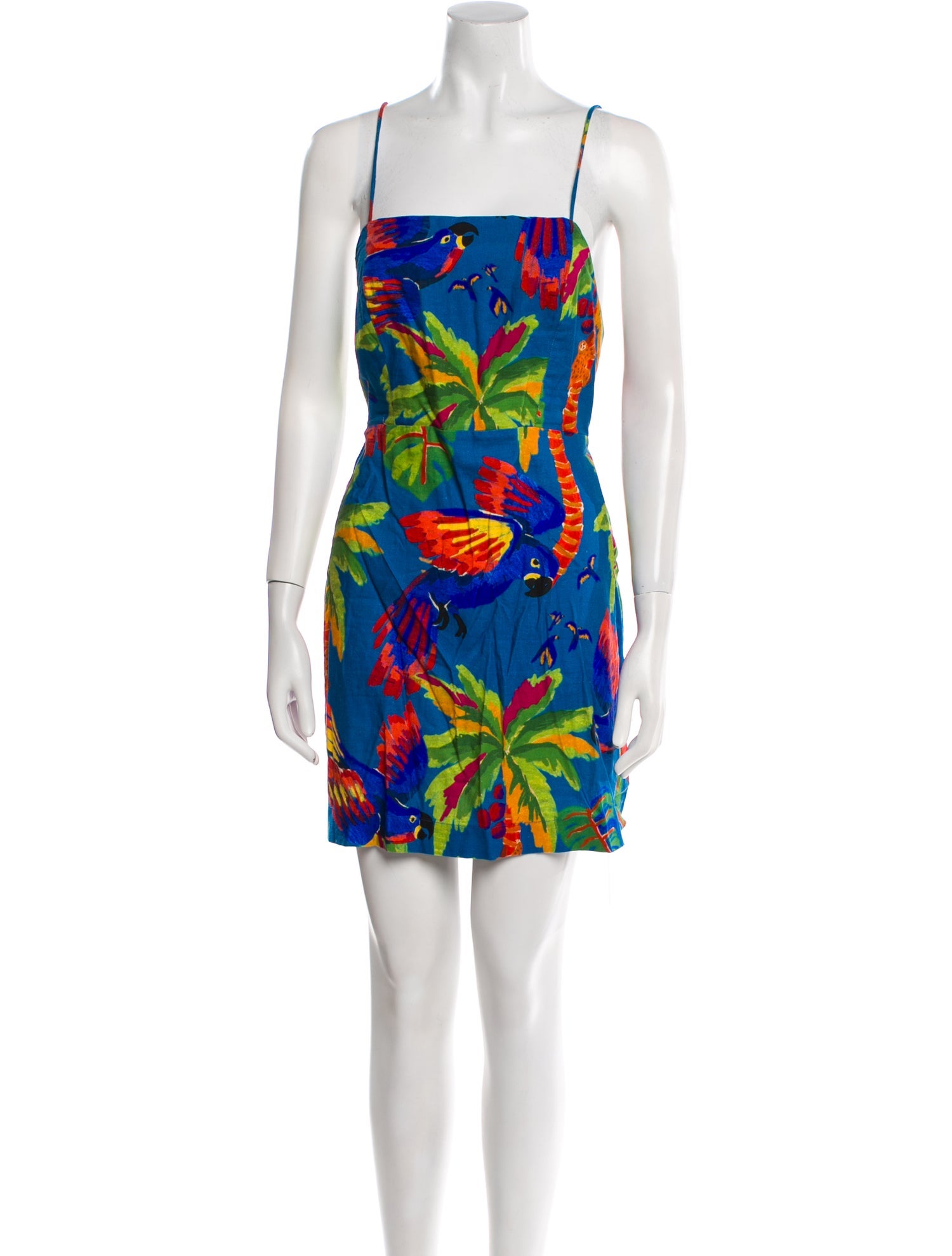 Farm Rio Floral Print Mini Dress