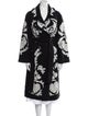 Farm Rio Floral Print Trench Coat