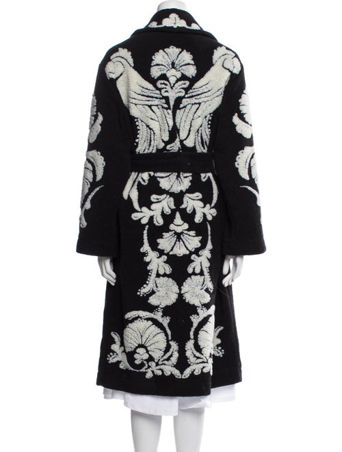 Farm Rio Floral Print Trench Coat