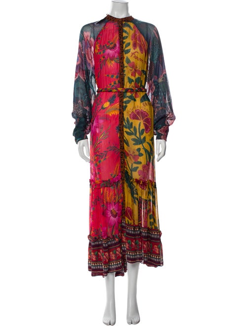 Farm Rio Printed Long Dress