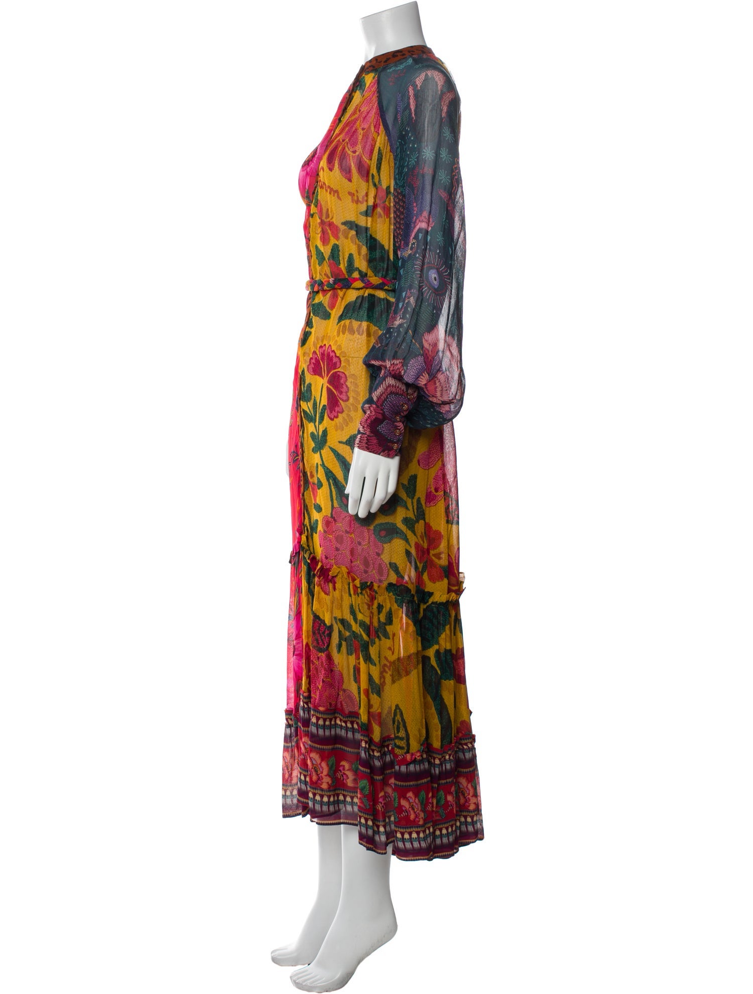 Farm Rio Printed Long Dress