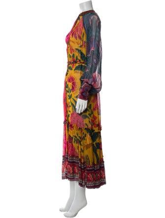 Farm Rio Printed Long Dress