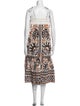 Farm Rio Printed Midi Length Dress