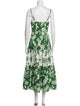 Farm Rio Floral Print Midi Length Dress