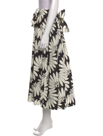 Farm Rio Floral Print Midi Length Skirt