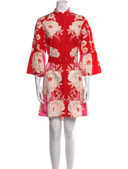 Farm Rio Floral Print Mini Dress