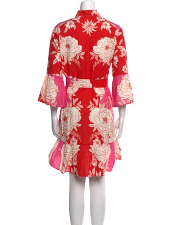 Farm Rio Floral Print Mini Dress