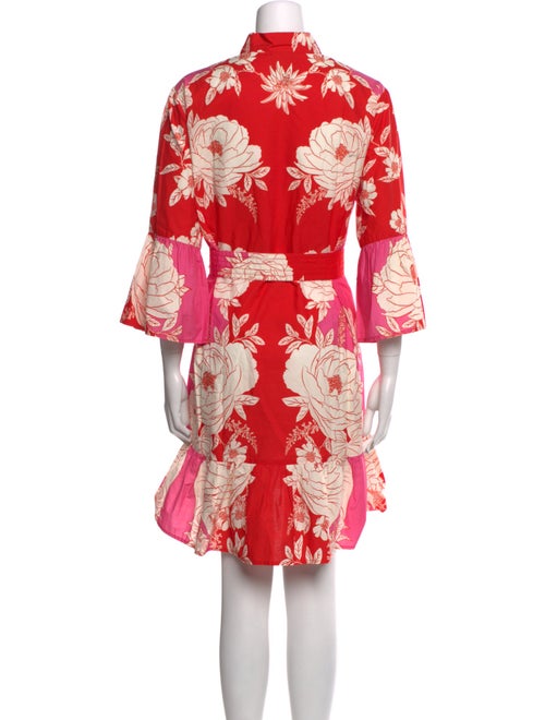 Farm Rio Floral Print Mini Dress