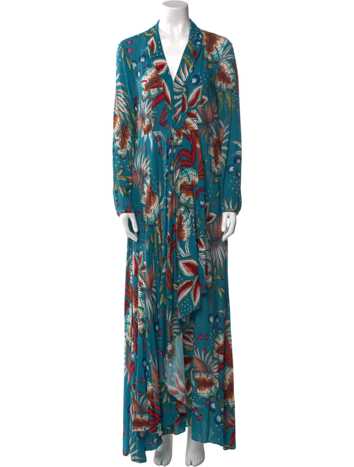 Farm Rio Printed Long Dress