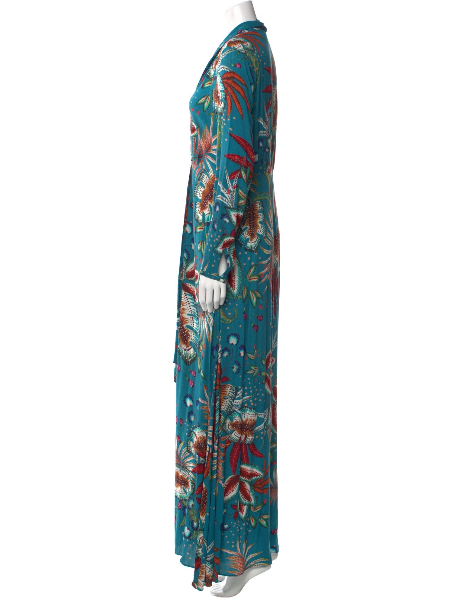 Farm Rio Printed Long Dress