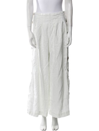 Farm Rio Linen Wide Leg Pants