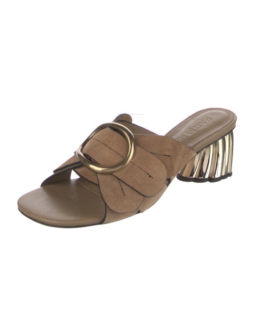 Farm Rio Leather Slides