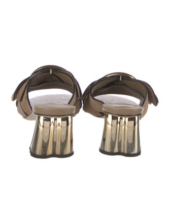 Farm Rio Leather Slides