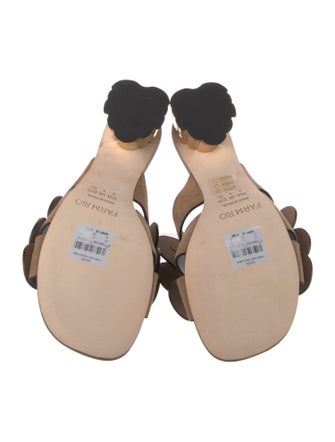 Farm Rio Leather Slides