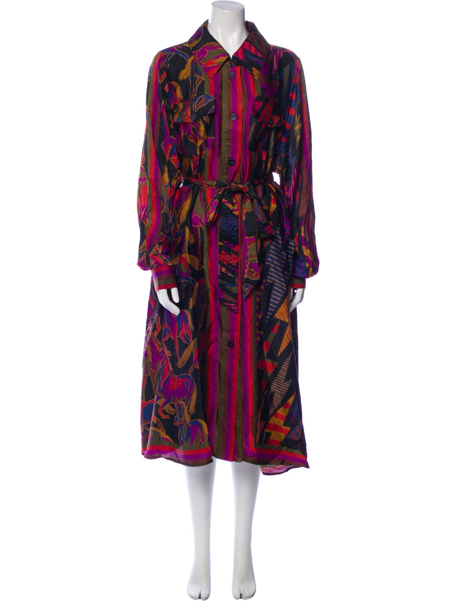 Farm Rio Printed Midi Length Dress