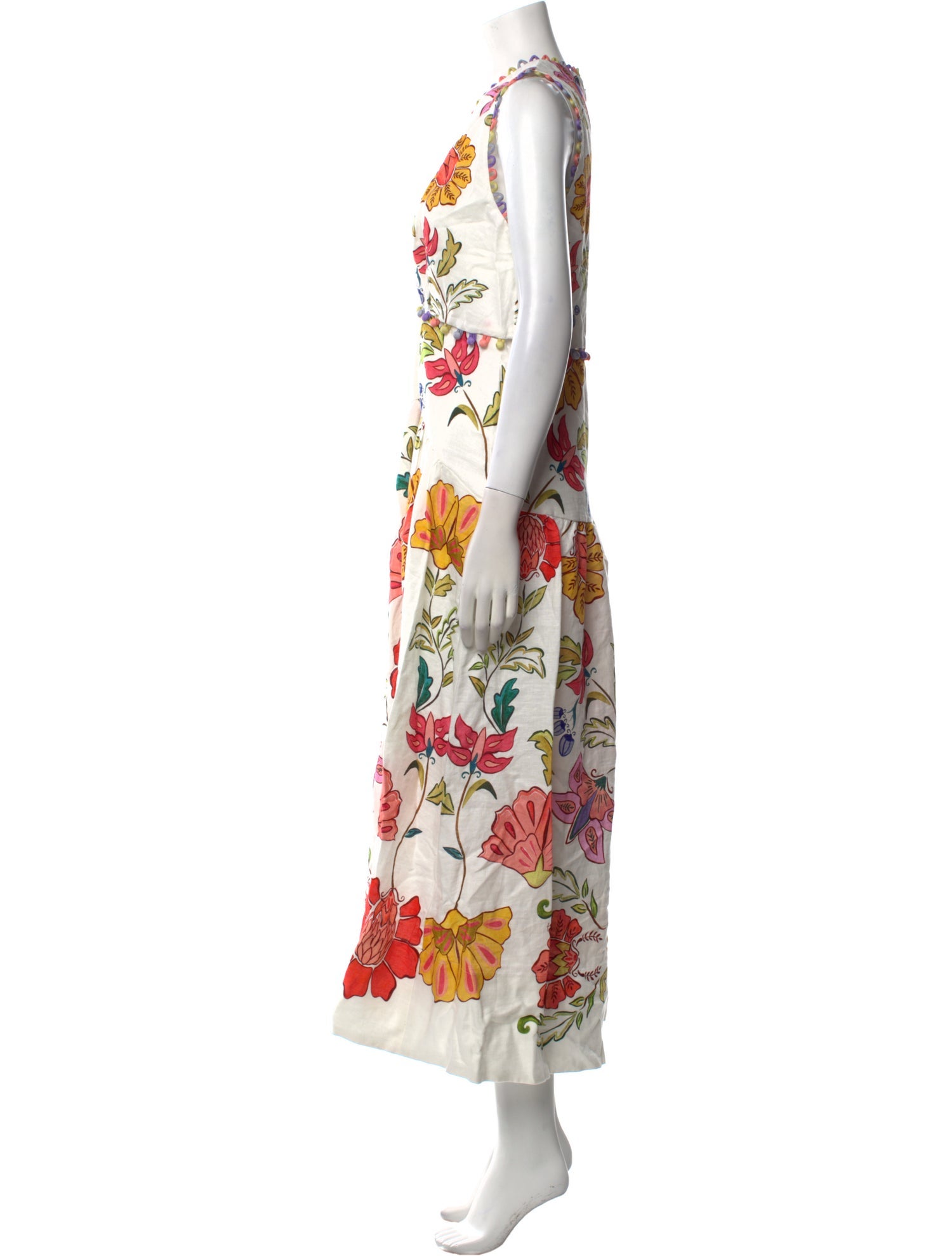 Farm Rio Linen Long Dress