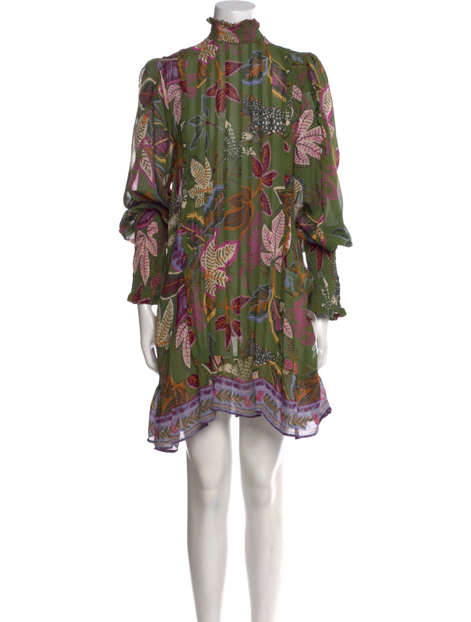 Farm Rio Floral Print Mini Dress w/ Tags