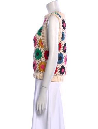 Farm Rio Printed Crew Neck Sweater