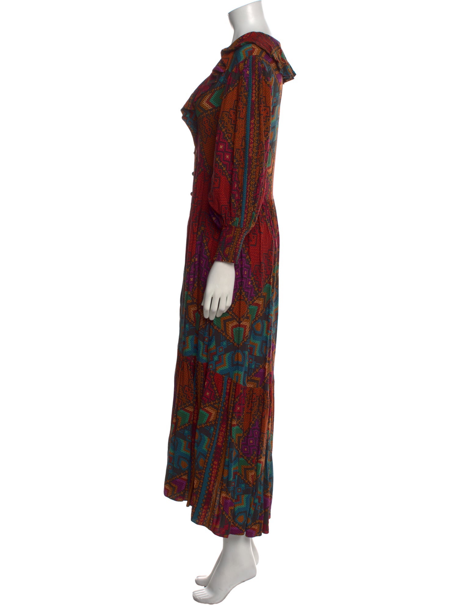 Farm Rio Printed Long Dress