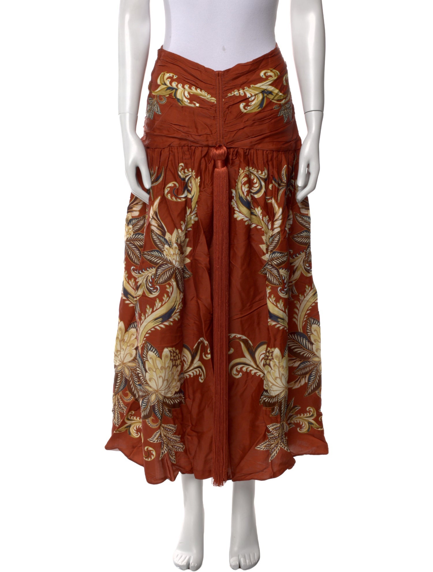 Farm Rio Floral Print Long Skirt w/ Tags