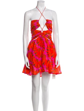 Farm Rio Printed Mini Dress