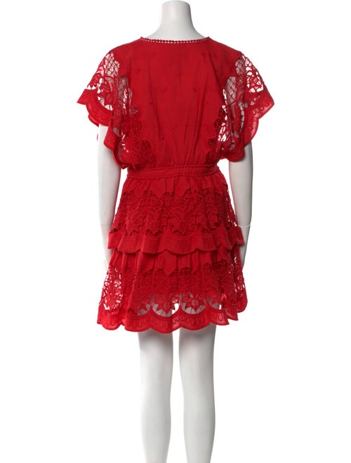 Farm Rio V-Neck Mini Dress