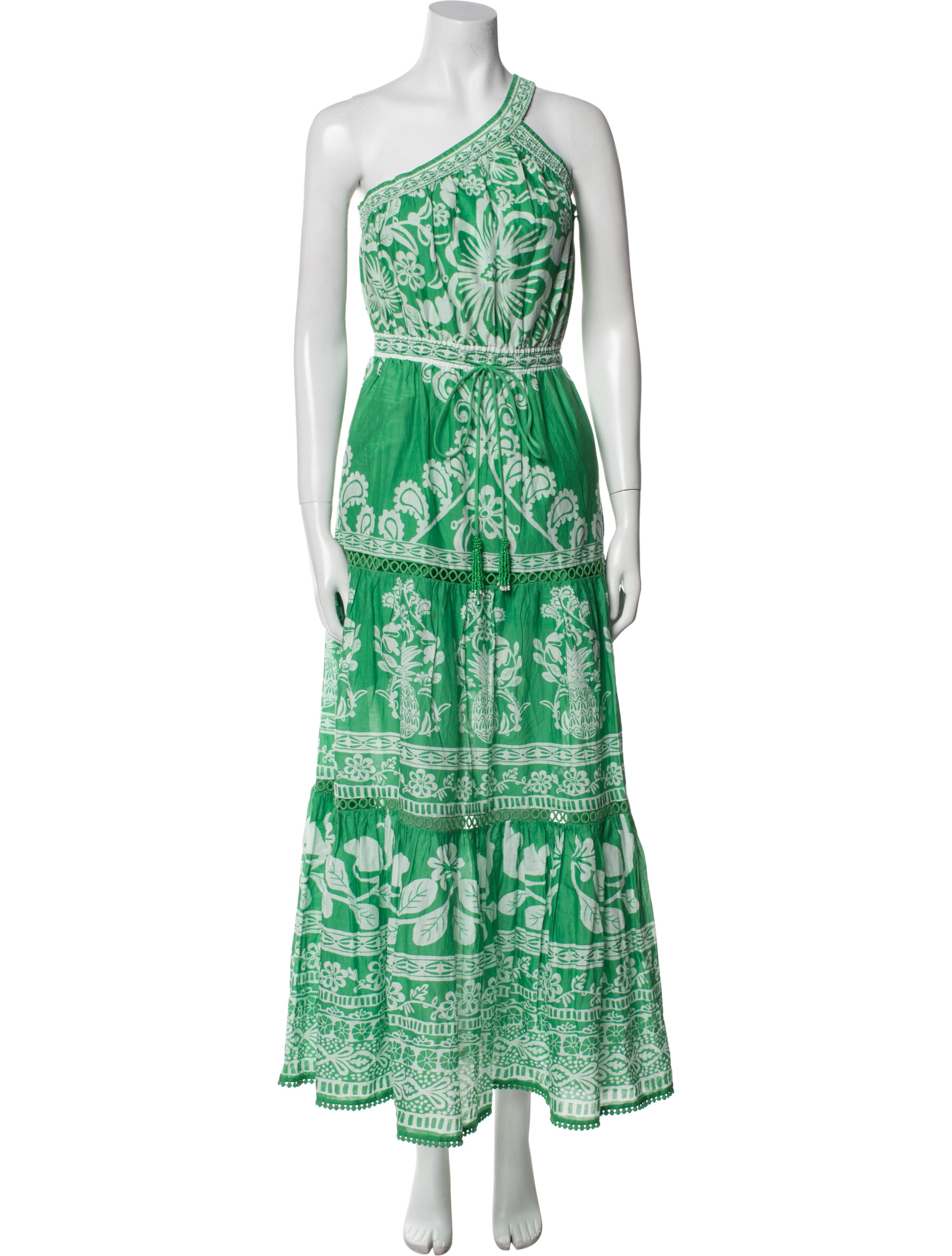 Farm Rio Floral Print Long Dress