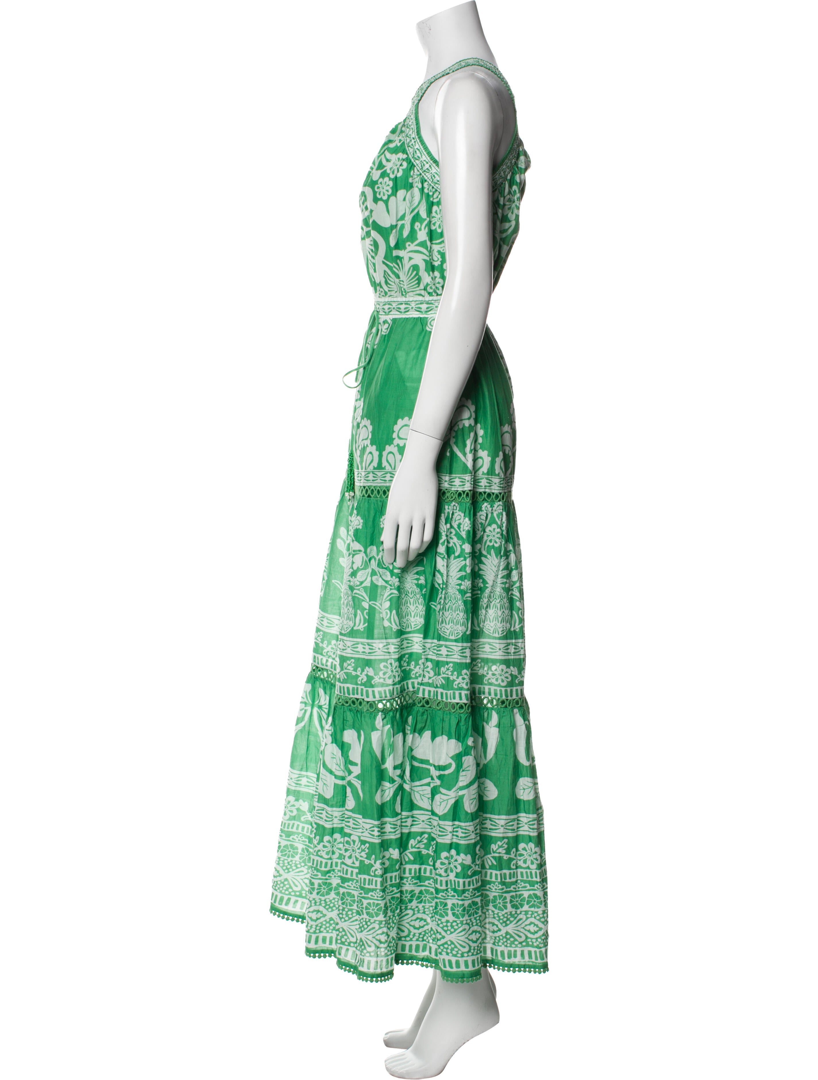 Farm Rio Floral Print Long Dress