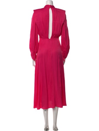 Farm Rio Mock Neck Long Dress