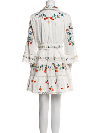 Farm Rio Floral Print Mini Dress