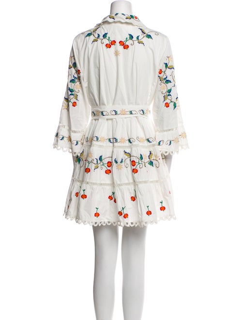 Farm Rio Floral Print Mini Dress