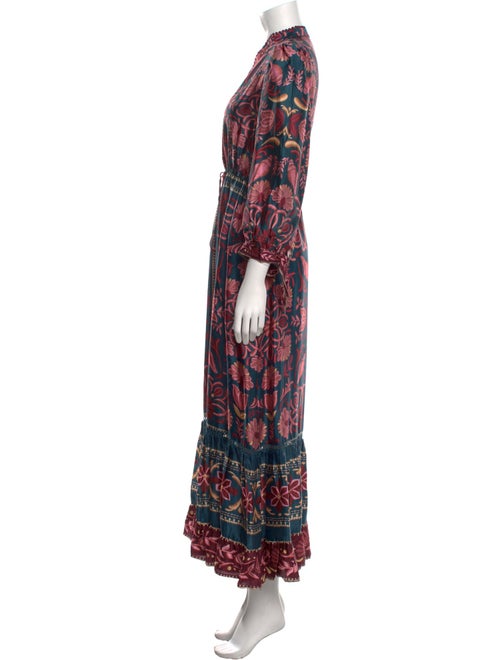 Farm Rio Paisley Print Long Dress