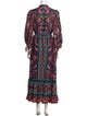 Farm Rio Paisley Print Long Dress