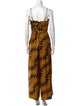 Farm Rio Printed Square Neckline Jumpsuit