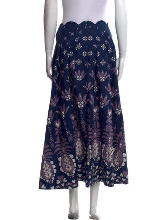Farm Rio Printed Midi Length Skirt