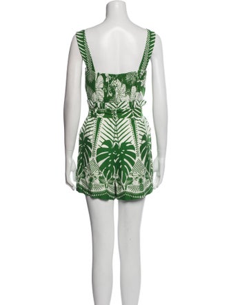 Farm Rio Linen Printed Romper