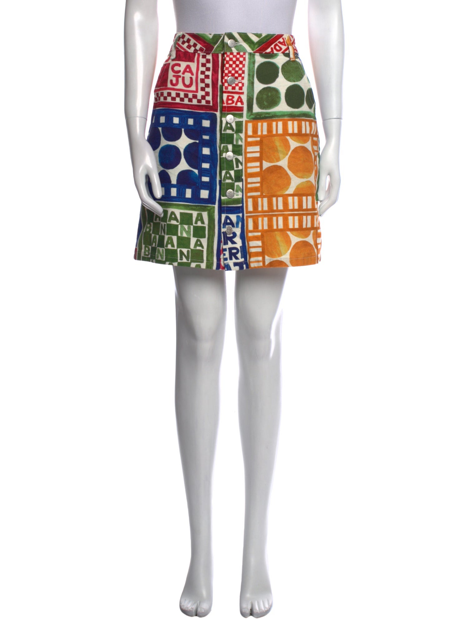 Farm Rio Printed Mini Skirt