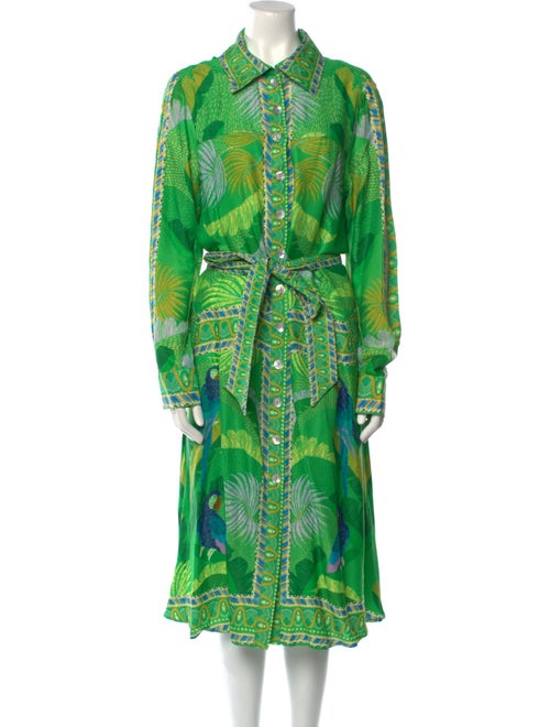 Farm Rio Printed Midi Length Dress