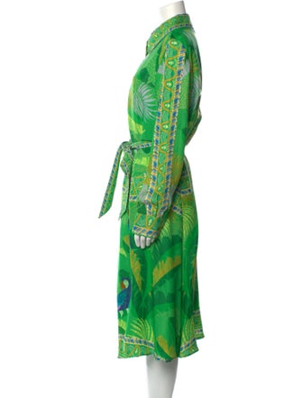 Farm Rio Printed Midi Length Dress