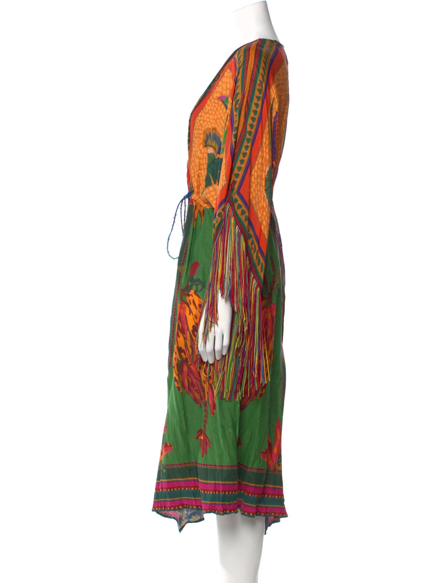 Farm Rio Printed Knee-Length Dress