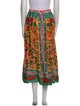 Farm Rio Printed Midi Length Skirt
