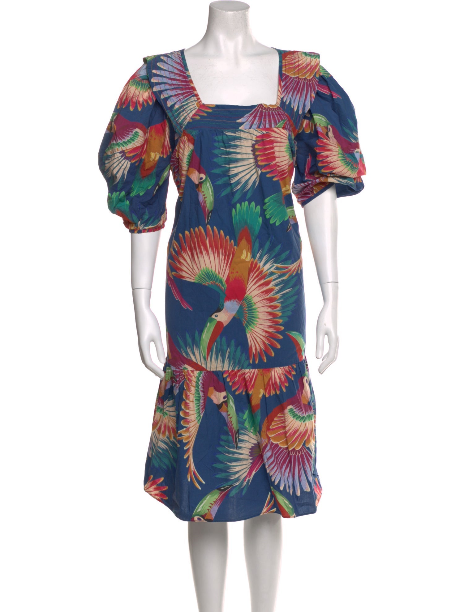 Farm Rio Printed Knee-Length Dress